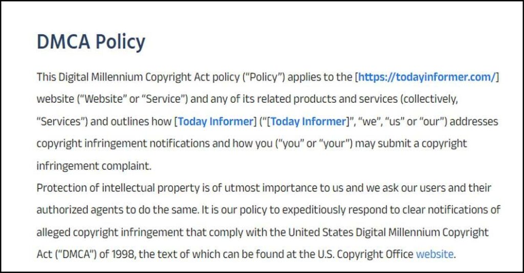 DMCA-Policy